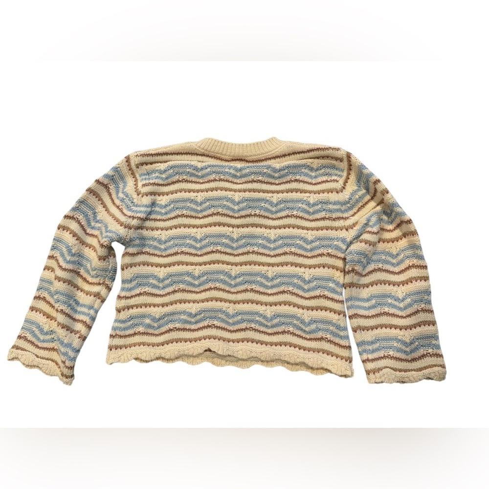 Zara girls sparkle striped sweater 4 - Picture 5 of 6